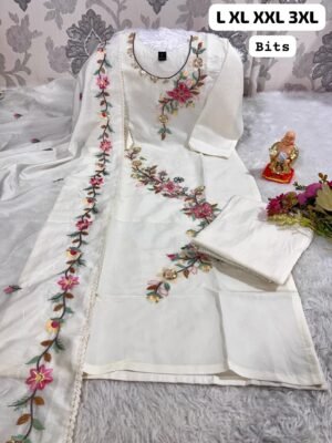 Launching New Designers Kurti Pent Dupatta Set