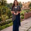 Elegant Indo-Western Dhoti Drape Saree