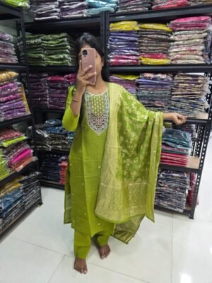 Alternative view of Stunning 3-Piece Festive Salwar Suit Set