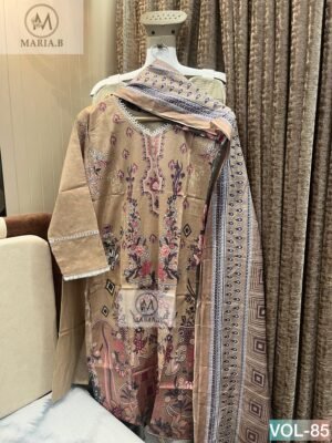 Alternative view of PRINTED COTTON STITCHED WITH STITCHED COTTON BOTTOM AND COTTON DUPATTA