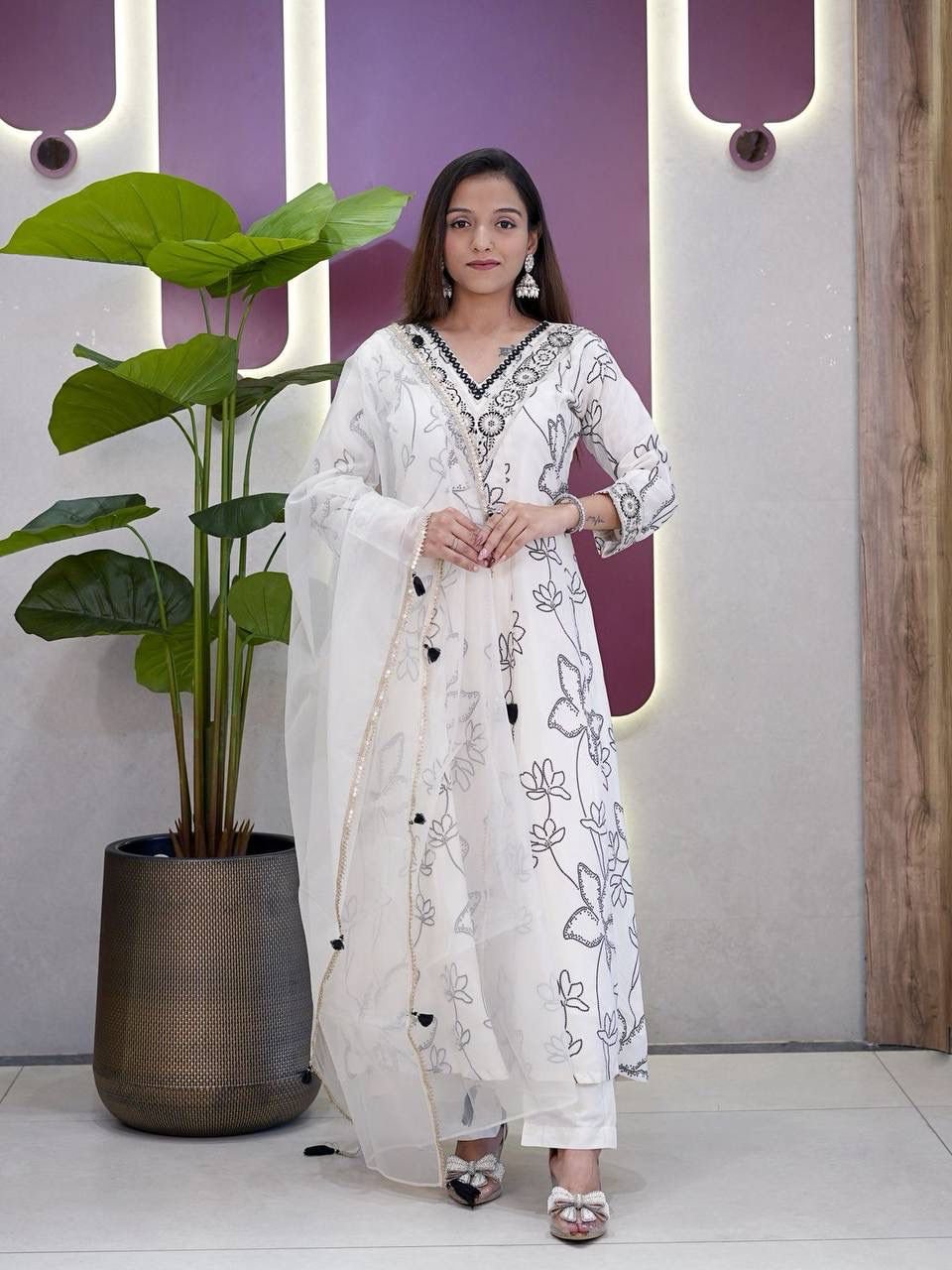 PREMIUM anarkali SALWAR SUIT digital print sets with dupatta