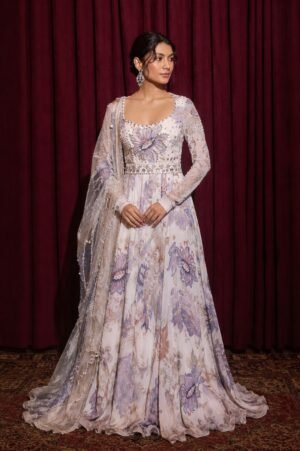 LAUNCHING NEW RAKHI SPECIAL DESIGNER ANARKALI GOWN