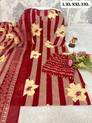 Look straight out of a dreamy movie set as  you turn around and walk in this elegant flaired suit ! The perfect of traditional wear