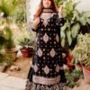 PRESENTING GOOD QUALITY GEORGETTE LONG KURTI WITH BEAUTIFUL FULLY EMBROIDERED GEORGETTE SHARAR