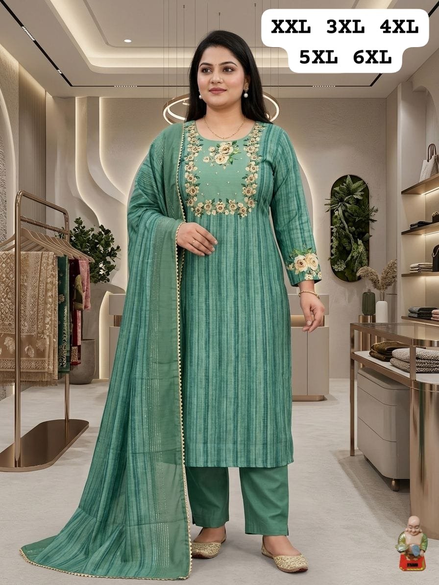 PRESENTING GOOD QUALITY GEORGETTE LONG KURTI WITH BEAUTIFUL FULLY EMBROIDERED GEORGETTE SHARARA - Image 8
