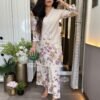 Upgrade your ethnic wardrobe with this elegant Pure Lilan cotton  2 piece set, crafted in premium lilan Cotton soft cotton fabric for all-day comfort.