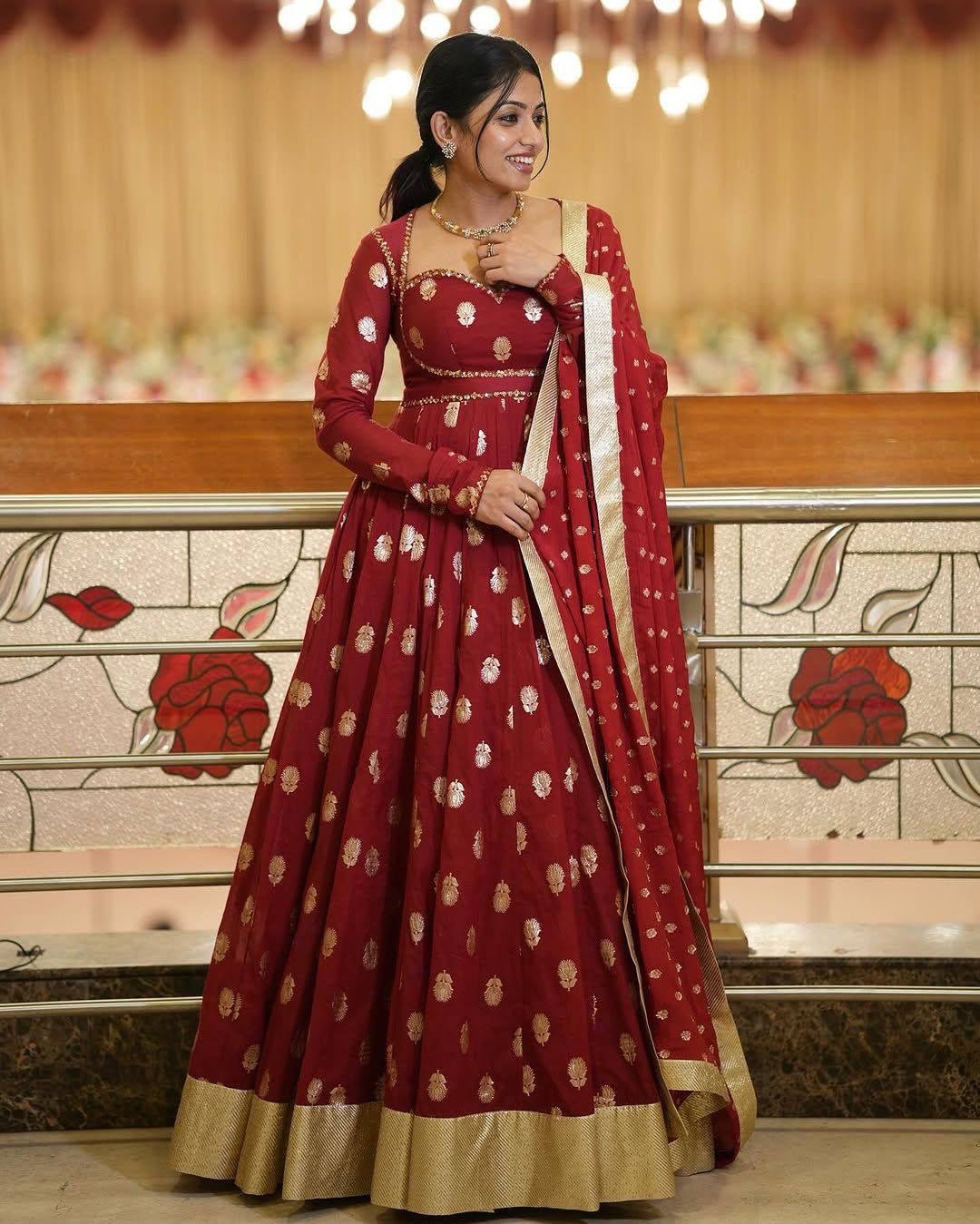 ENHANCE THE BEAUTY OF YOUR WARDROBE WITH THIS NEWLY LAUNCHED ANARKALI GOWN
