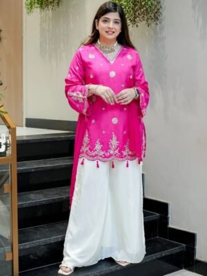 WOMEN'S PURE VISCOSE SILK KURTA SET'S WITH DUPPATA