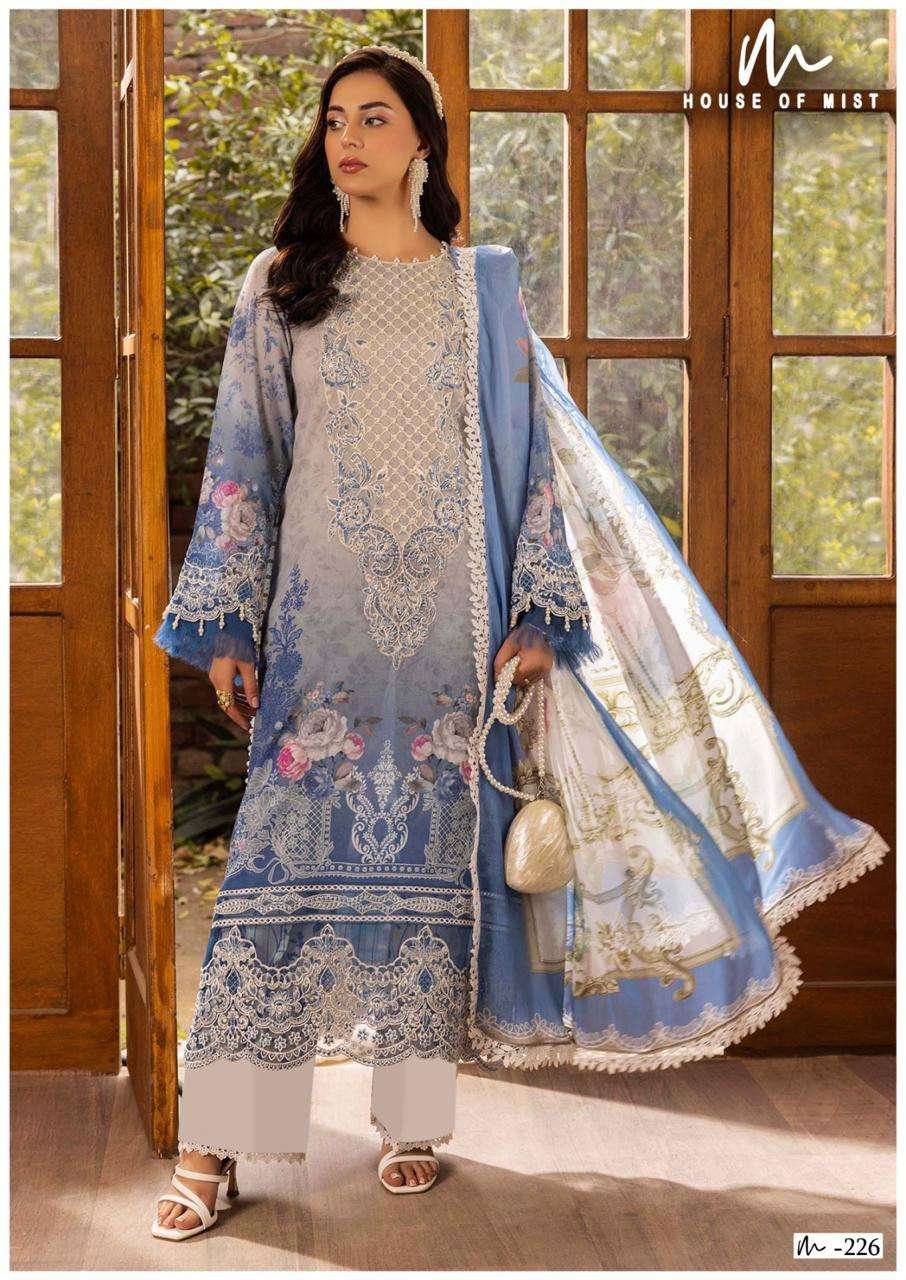 TODAY WE ARE EXPLORE ONE OF THE BEST CHARMING MULTIPLE DESIGNS A NEW STYLE BEST COLLECTION IN HOUSE OF MIST GHAZAL COTTON COLLECTION VOL.23 - Image 4