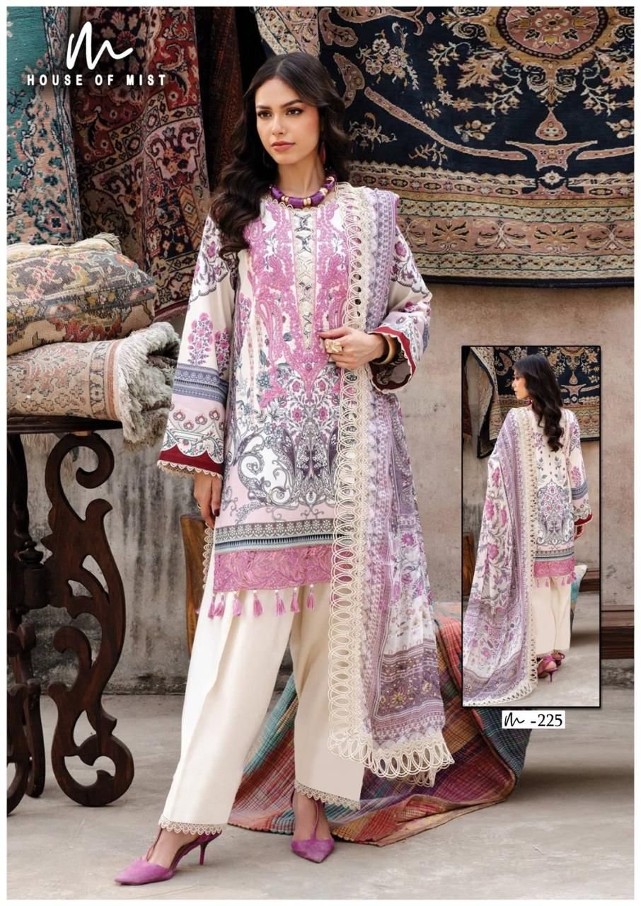 TODAY WE ARE EXPLORE ONE OF THE BEST CHARMING MULTIPLE DESIGNS A NEW STYLE BEST COLLECTION IN HOUSE OF MIST GHAZAL COTTON COLLECTION VOL.23