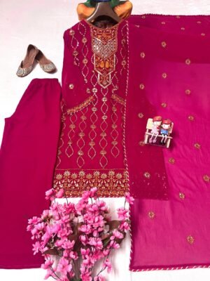Alternative view of ENHANCE THE BEAUTY OF YOUR WARDROBE WITH THIS NEWLY LAUNCHED KURTI-PANT SET