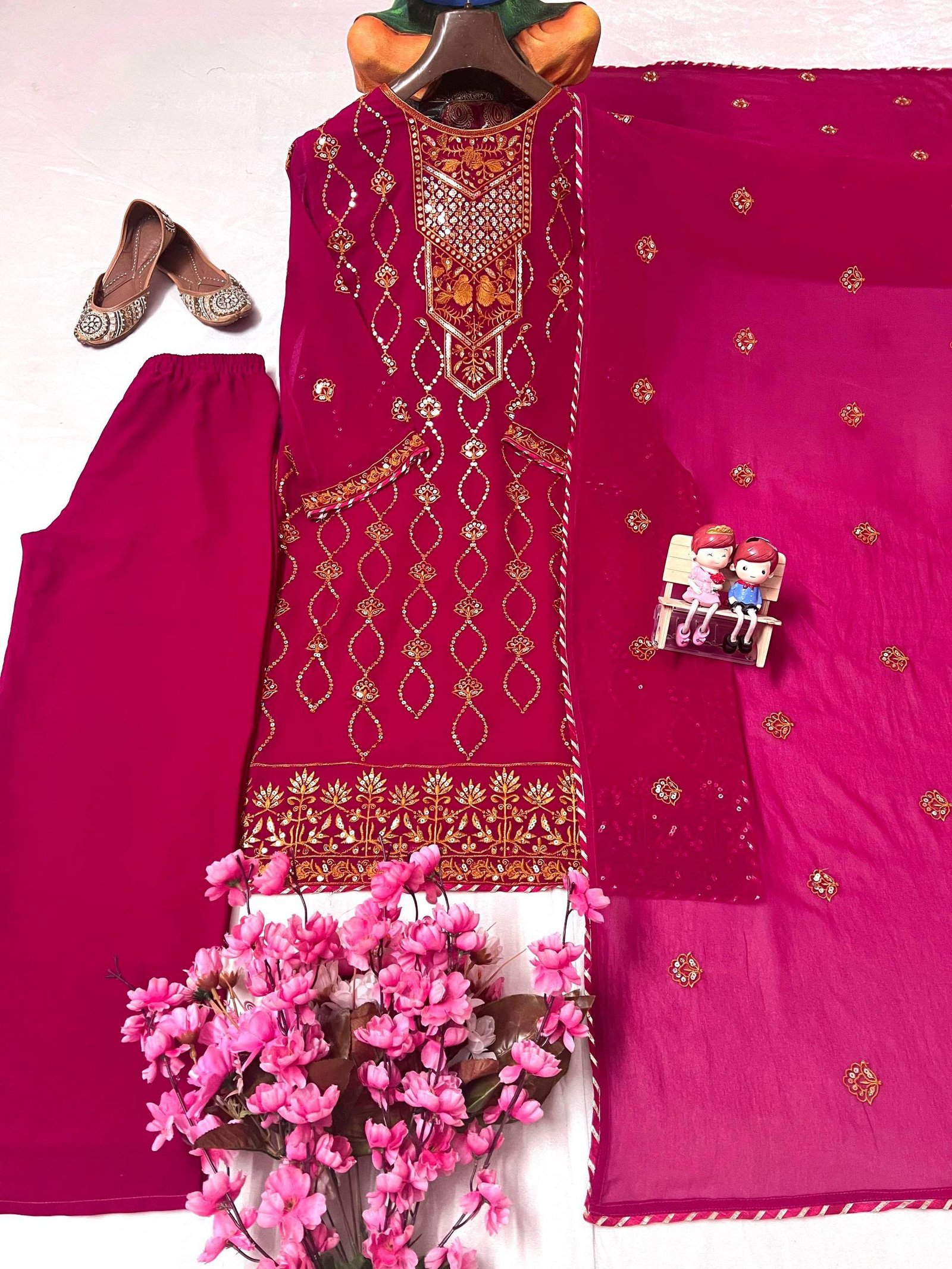 ENHANCE THE BEAUTY OF YOUR WARDROBE WITH THIS NEWLY LAUNCHED KURTI-PANT SET - Image 2