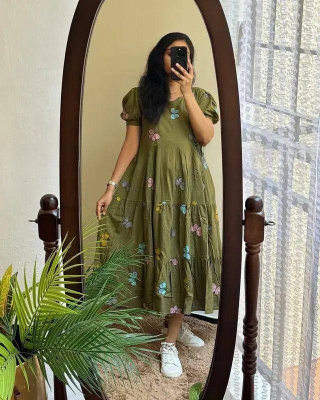 here presenting you a beautiful Summer maxi for the upcoming season with beautiful butterfly All Over