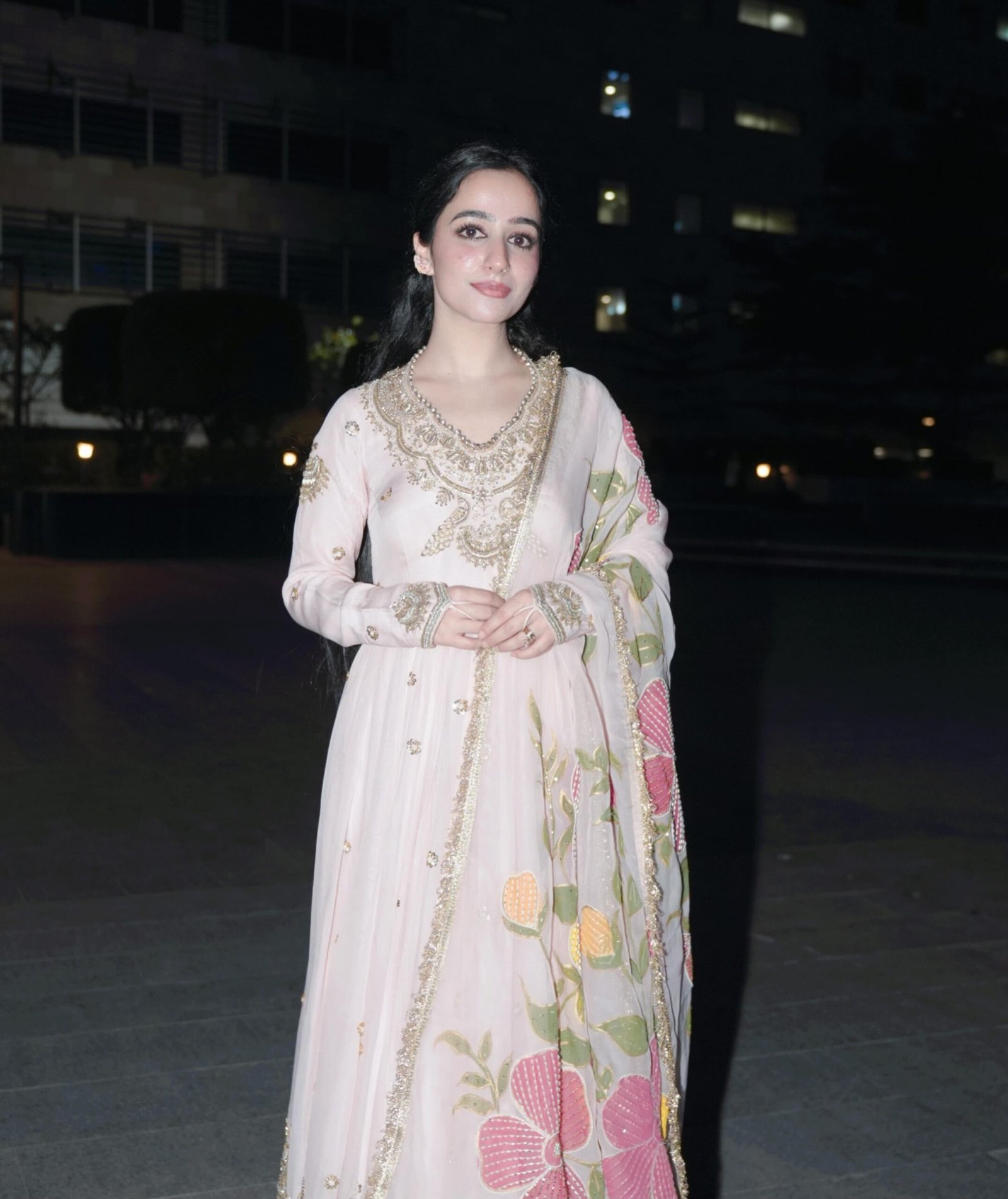 AK-Series New Designer Party Gown Pent & Dupatta Set