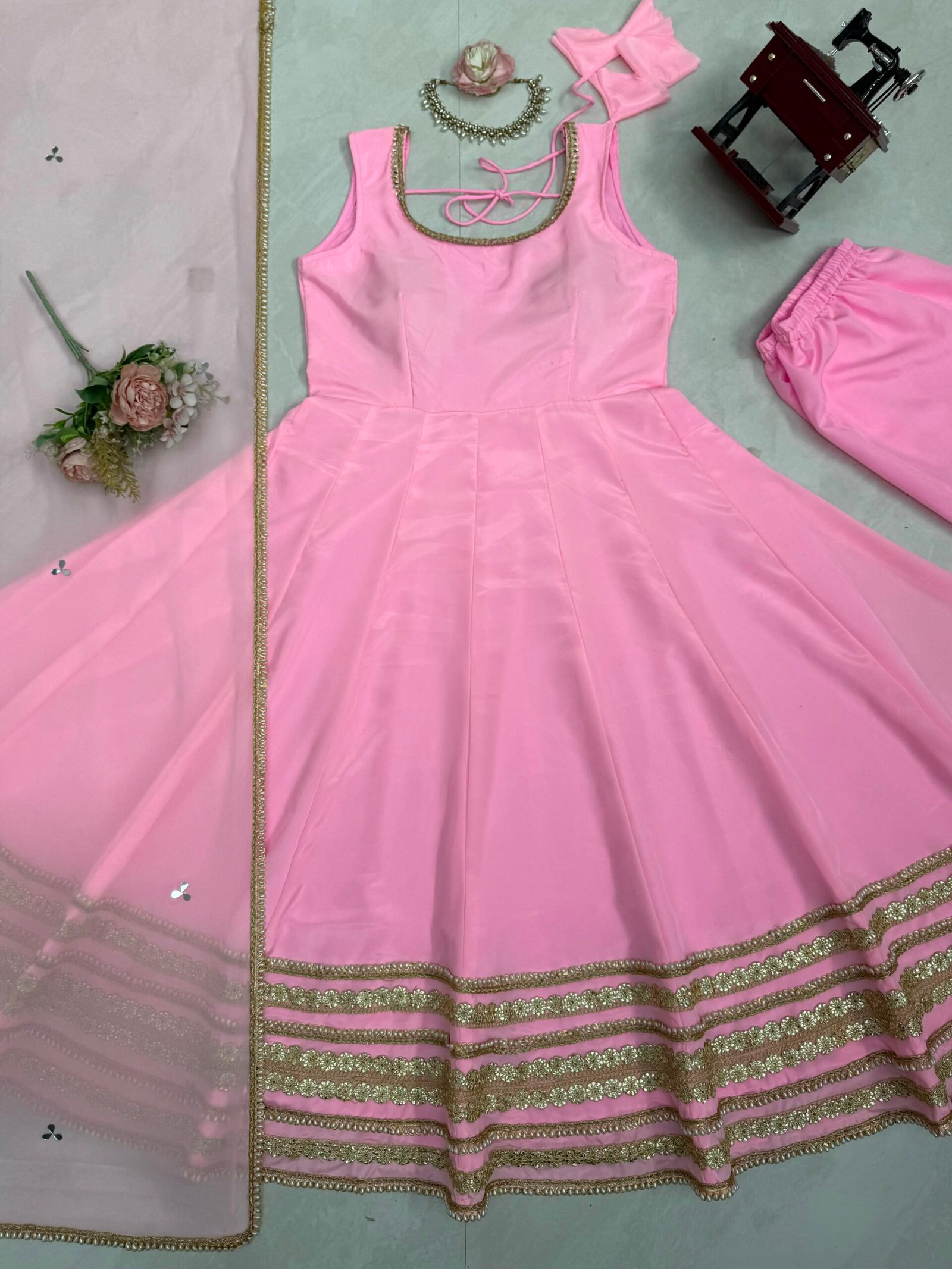 Step into effortless charm with our exclusive 3-piece set – crafted for comfort, stitched with grace. - Image 2