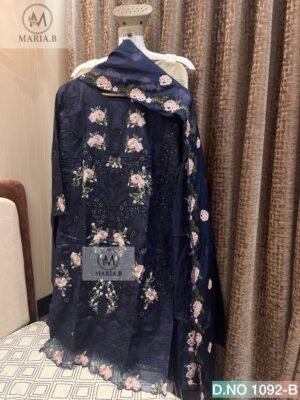 Alternative view of CHIKANKARI COTTON STITCHED (INNER STITCHED) WITH STITCHED COTTON BOTTOM WITH KOTA CHEX EMBROIDERY DUPATTA
