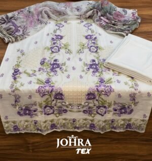 Alternative view of CAMBRIC COTTON WITH HEAVY EMBROIDERY WORK