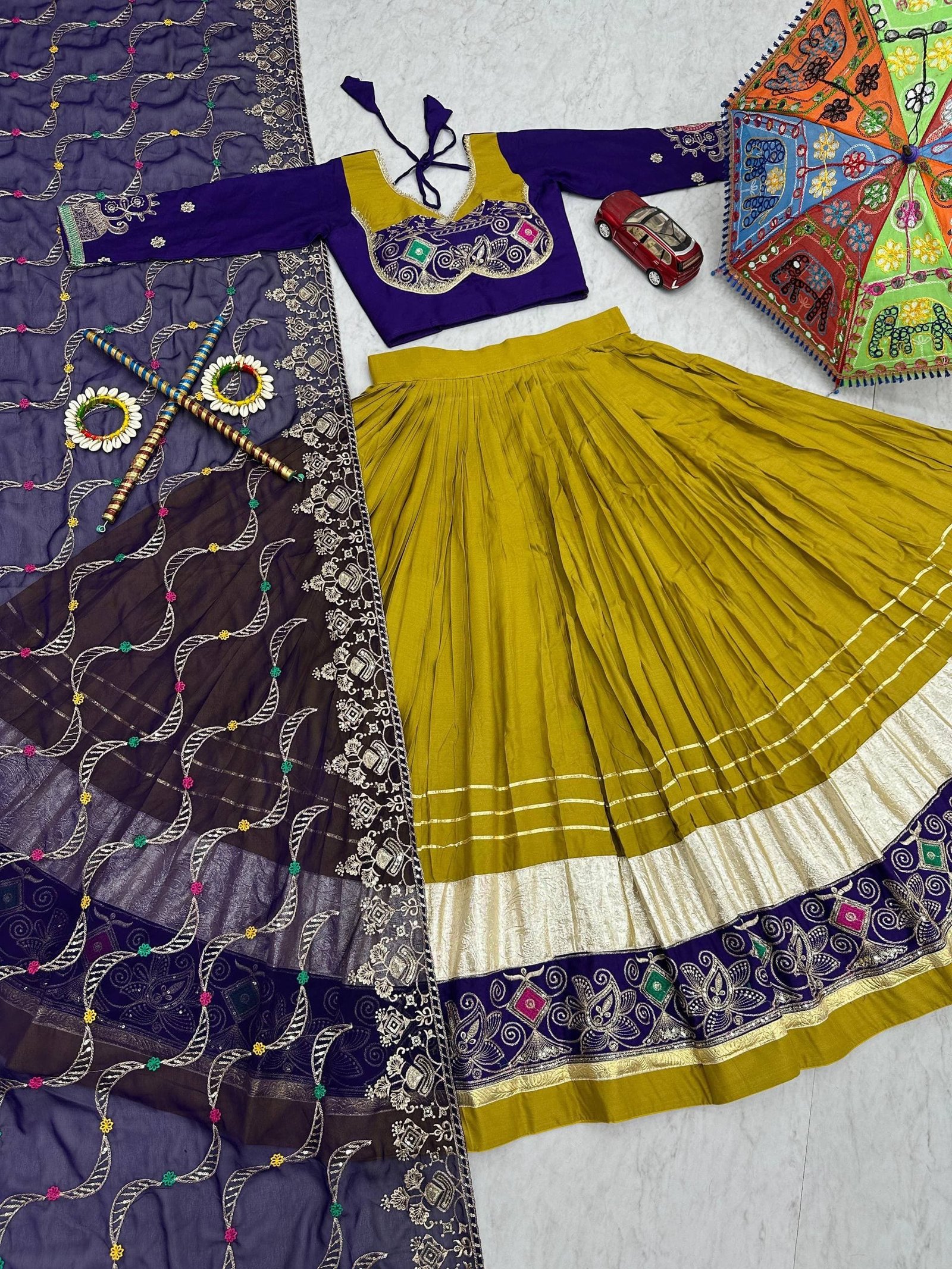 AK Creation is Launching Navratri Special Pure Cotton Lehenga Choli - Image 2