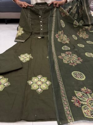 Alternative view of Premium Jaipuri Soft Cotton 3 Psc Set