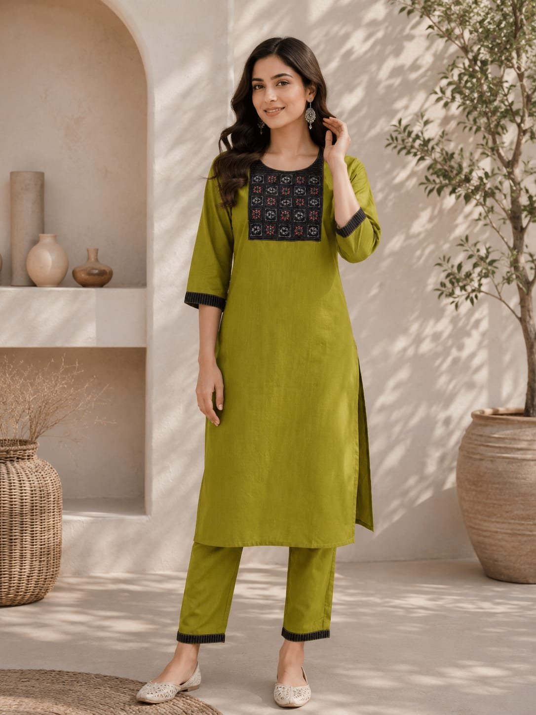 Premium SALAB Cotton Kurti Set - Image 3