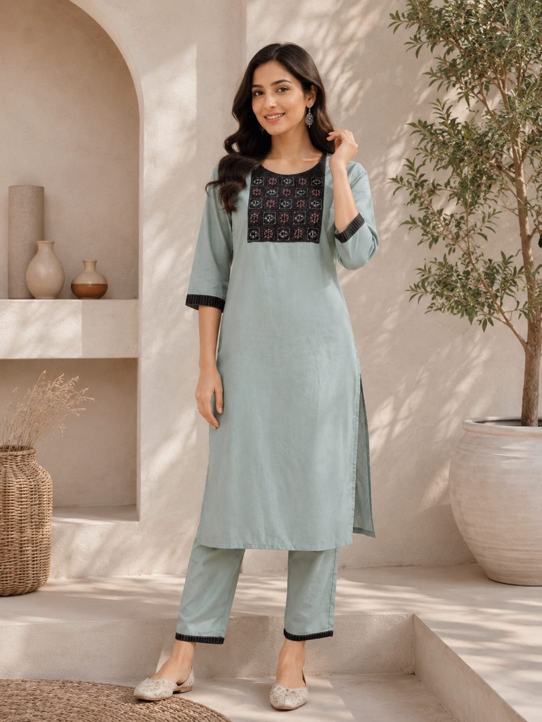 Premium SALAB Cotton Kurti Set - Image 5