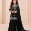 Trending Launching New Đěsigner Party Wear Look Top Palazzo& Dupatta Set