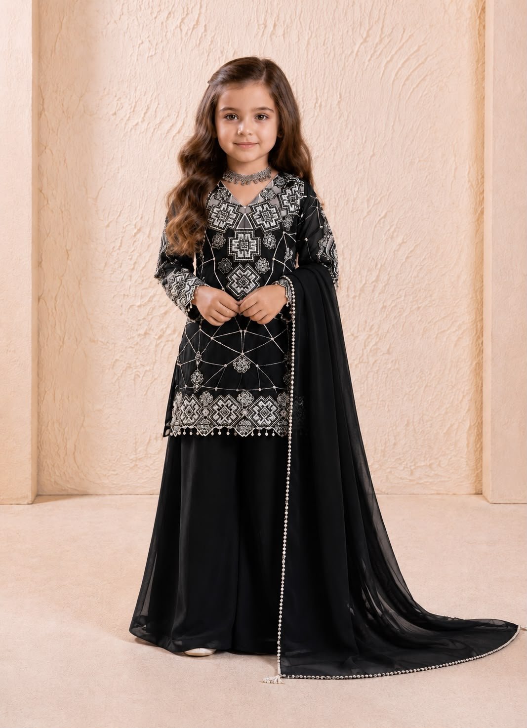 Trending Launching New Đěsigner Party Wear Look Top Palazzo& Dupatta Set
