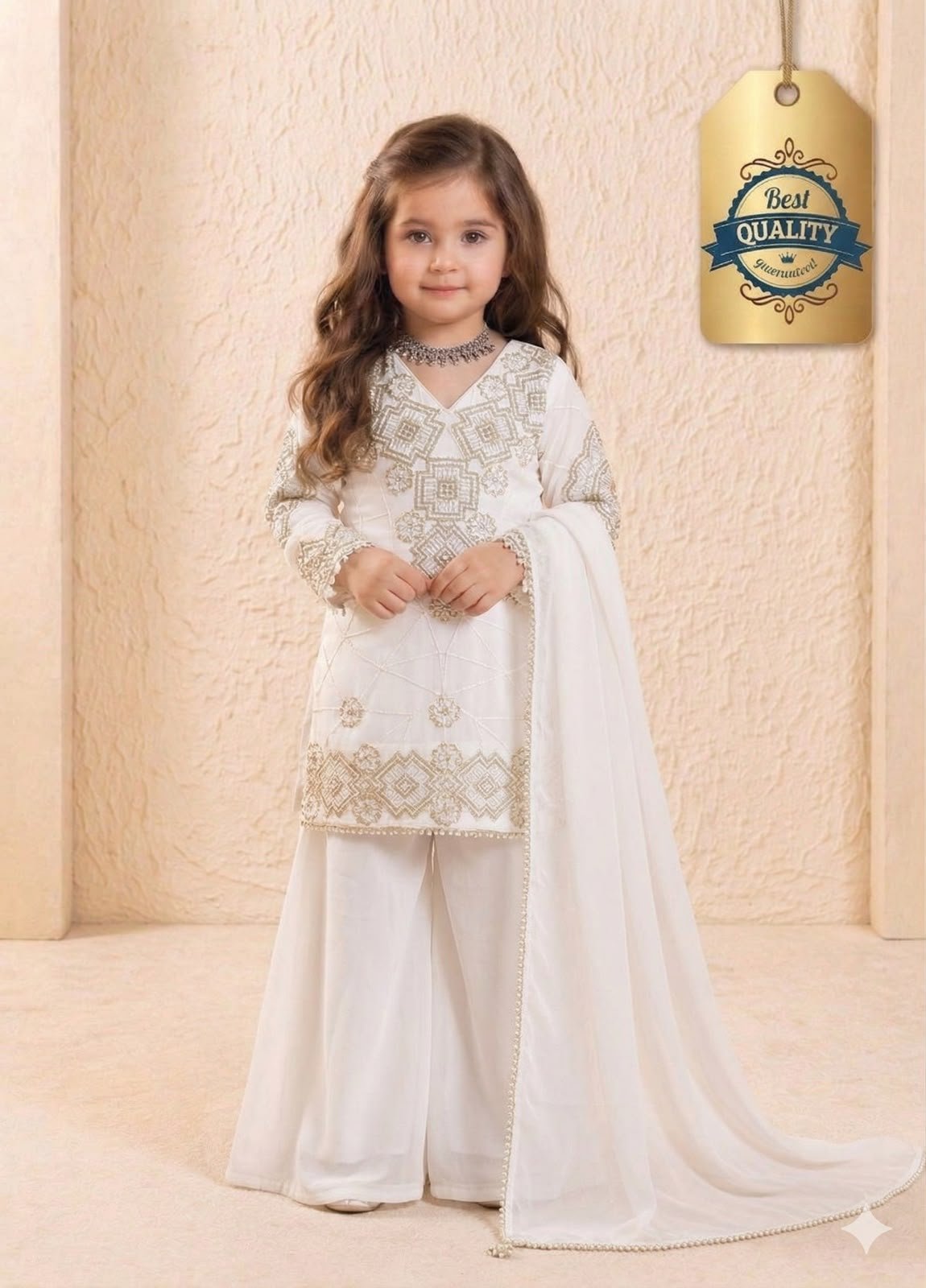 Trending Launching New Đěsigner Party Wear Look Top Palazzo& Dupatta Set - Image 5
