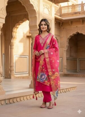Launching New Designers Kurti Pent Dupatta Set