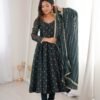 Elegant Designer Anarkali Three Piece Set
