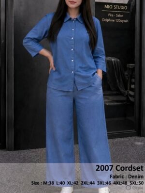 Alternative view of 2007 denim Cordset