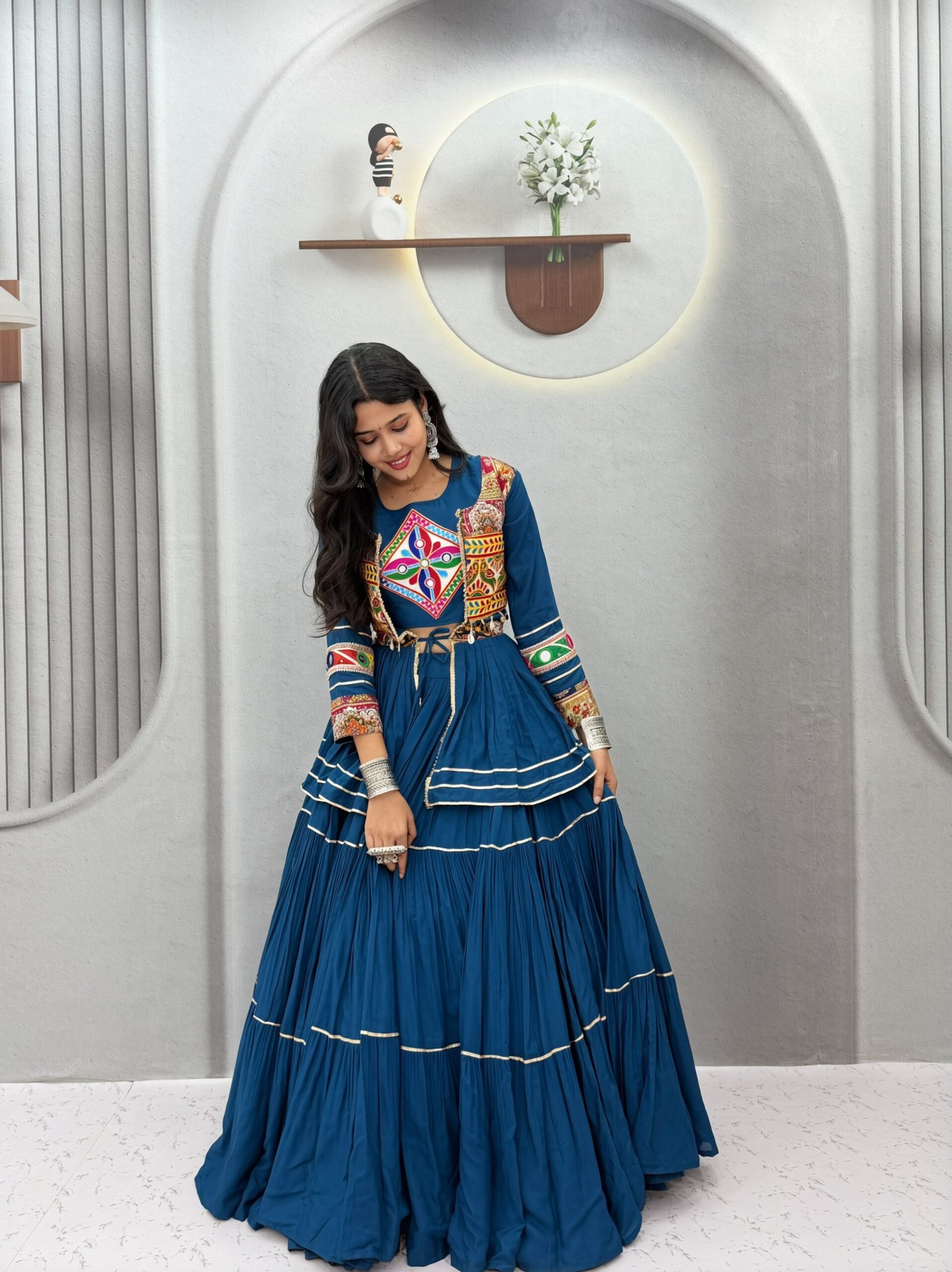 AK Creation is Launching Navratri Special Gamathi Work Lehenga choli - Image 3