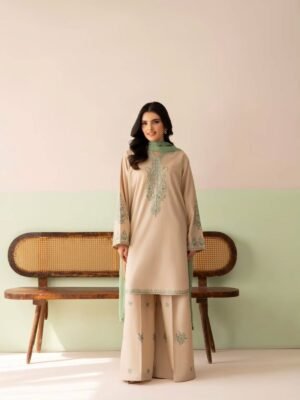 Đěsigner Party Wear Look Heavy Pur Roman Silk Top Plazzo & Dupatta Set