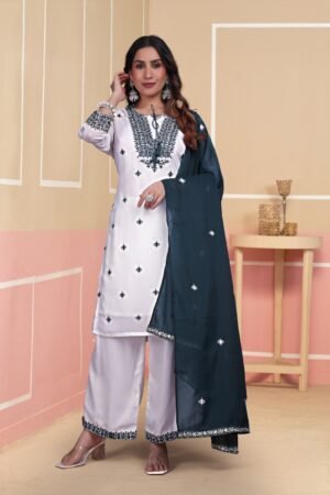 Elegant 3-Piece Kurti Set
