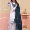 Upgrade your festive & casual wardrobe with this stunning embroidered suit set!