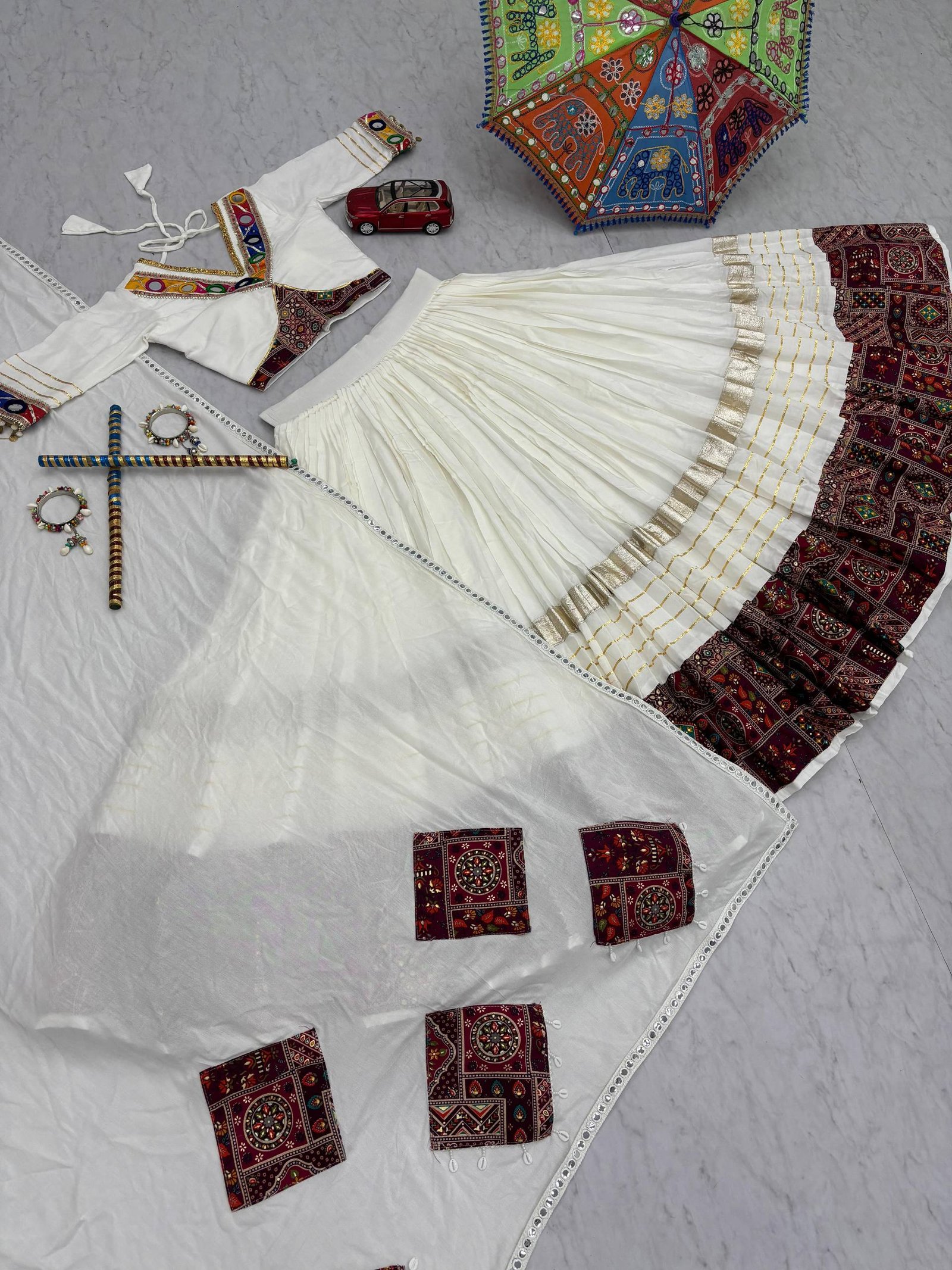 AK Creation is Launching Navratri Special Pure Cotton Lehenga Choli - Image 2