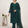THIS WEDDING SEASON WEAR OUR BEAUTIFUL SEQUENCE EMBROIDERED TOP , PANT WITH DUPATTA