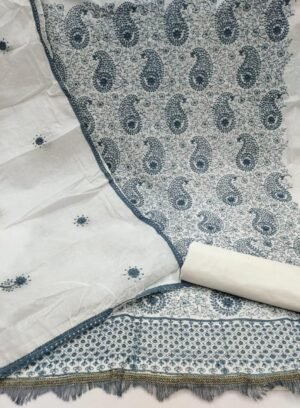 HEAVY COTTON WITH EMBROIDERY