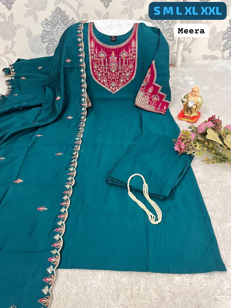 New Launch: Elegant Kurti Pant Dupatta Set - Image 2