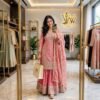 Launching New Design Trending Orgenza Twine Net Top&Sarara&dupatta Reddy To Wear Look Designs