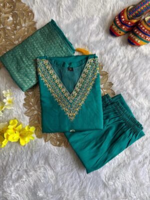 Alternative view of New Designers Kurti Pent Dupatta Set
