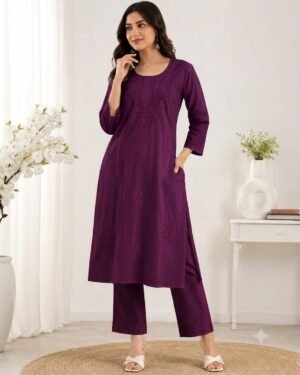 A New Kurti plazo collection with new pattern Ton to ton work