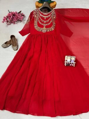 Alternative view of LAUNCHING NEW DESIGNER ANARKALI GOWN