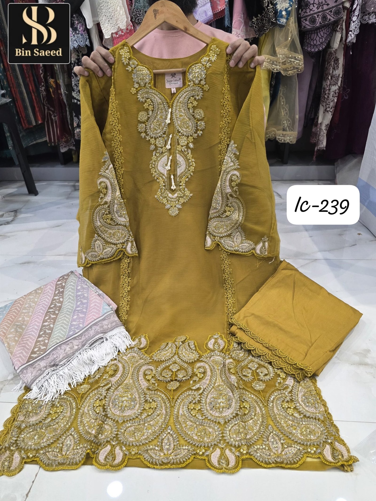BIN SAEED PRESEND NEW SERIES OF READYMADE ORIGINAL SUITS - Image 2
