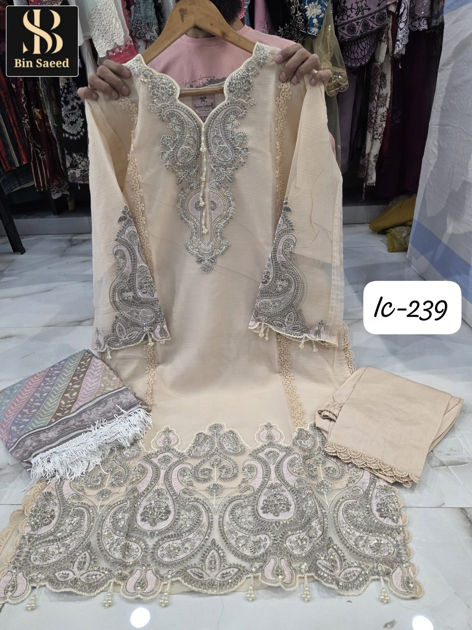 BIN SAEED PRESEND NEW SERIES OF READYMADE ORIGINAL SUITS - Image 3