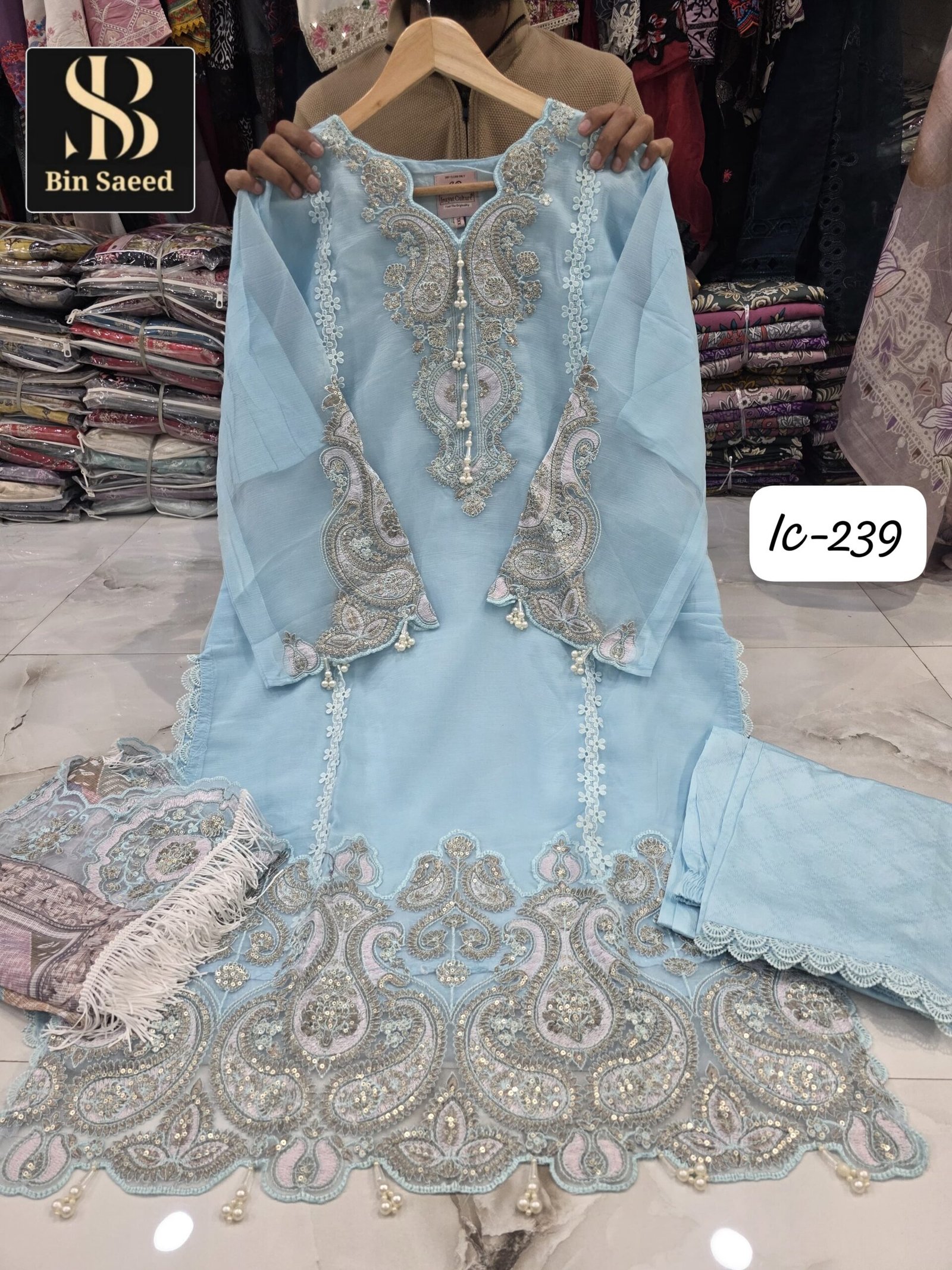 BIN SAEED PRESEND NEW SERIES OF READYMADE ORIGINAL SUITS