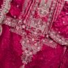 Heavy embroidered cambric cotton beautiful semi stitched suits with beautiful emb.