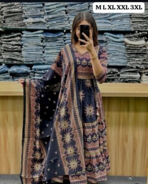 Alternative view of New Arrival: Maya Anarkali Set