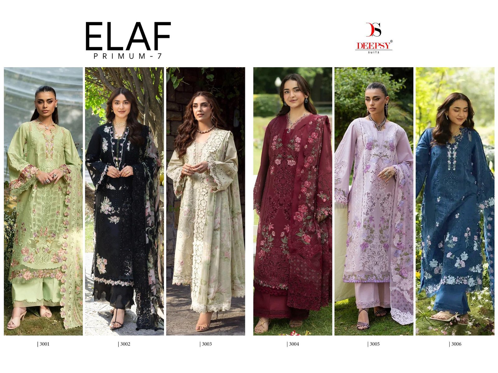 LAF Premium-7 Luxury Lawn by DEEPSY SUITS
