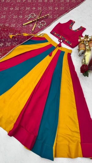 Alternative view of AK Creation is Launching Navratri Special Lehenga choli with vintage duptto